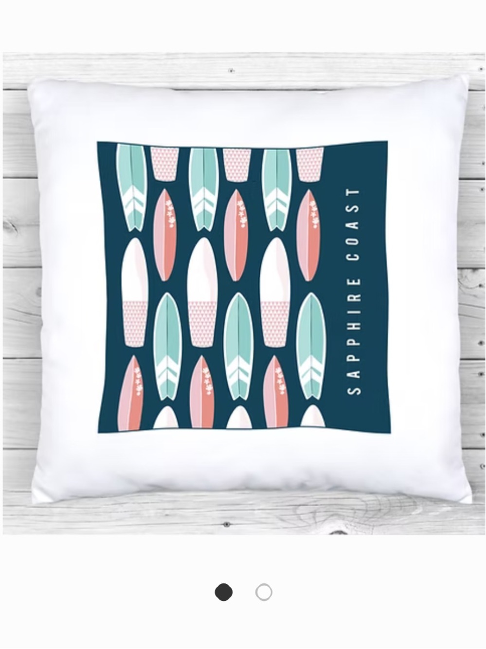 Sapphire Coast Studios Canvas Cushion Pillow Cover